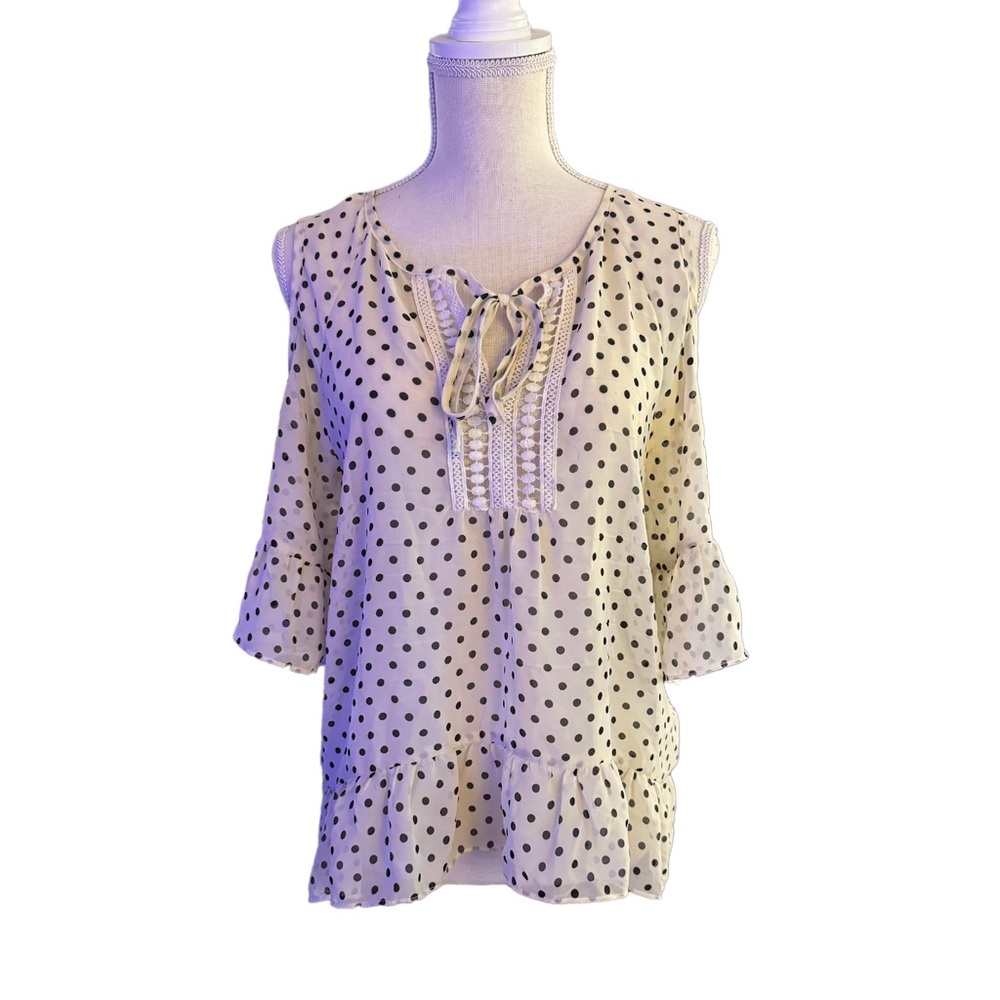 Cold shoulder blouse
